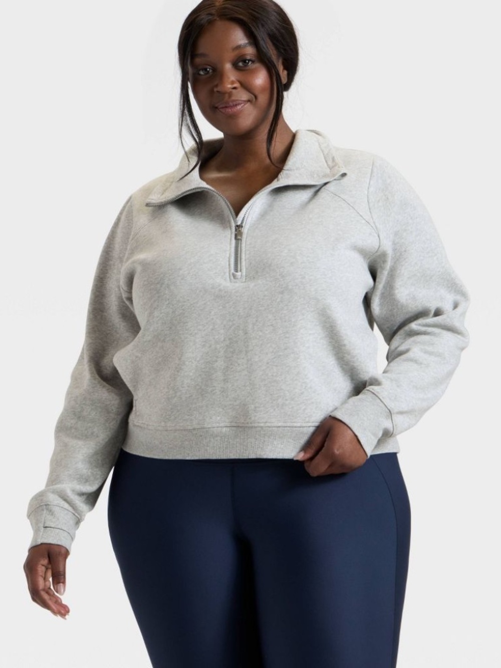 Women's Active 1/2 Zip Pullover Sweatshirt - All In Motion - XXL